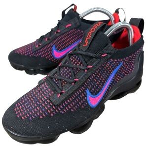 Women's Nike Air Vapormax 2021 FK Black/Pink-Racer Blue DX2355-001 Size 8.5